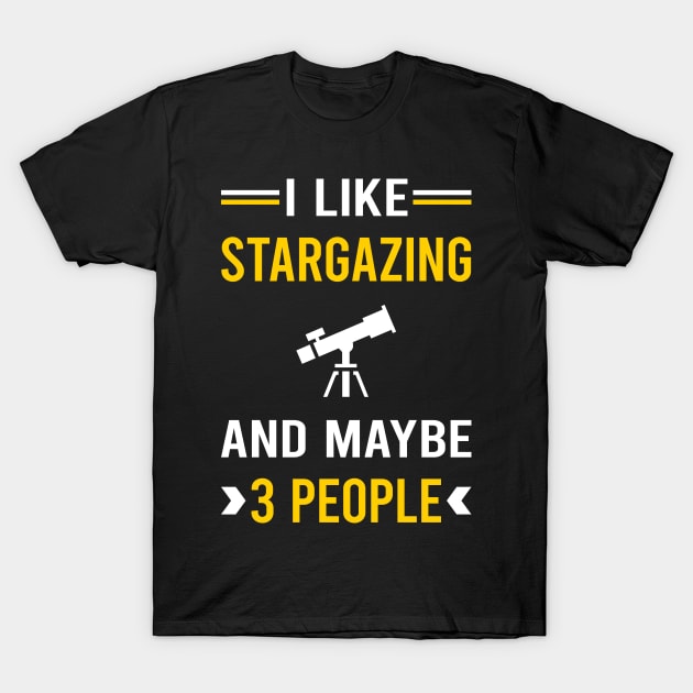 3 People Stargazing Stargaze T-Shirt by Good Day